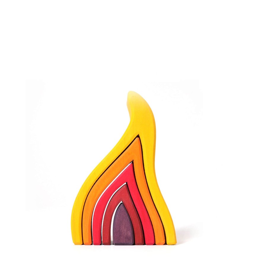 Toys Grimm’s Stacking Toys | Wooden Stacking Fire