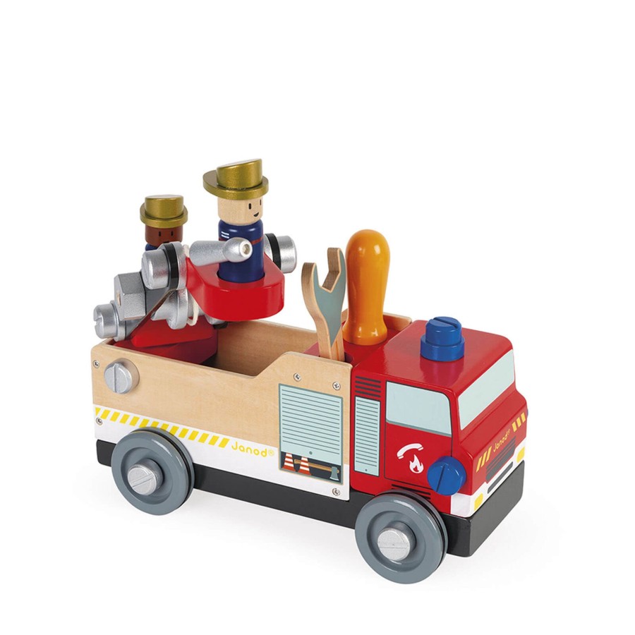 Toys Janod Tool Sets, Workbenches | Brico'Kids Diy Fire Truck