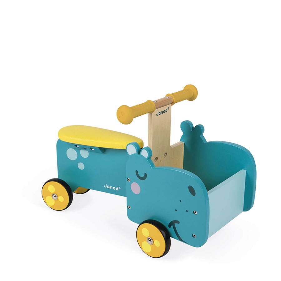 Toys Janod Wooden Toys | Hippopotamus Ride On