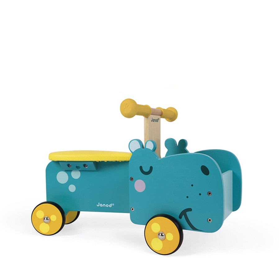 Toys Janod Wooden Toys | Hippopotamus Ride On