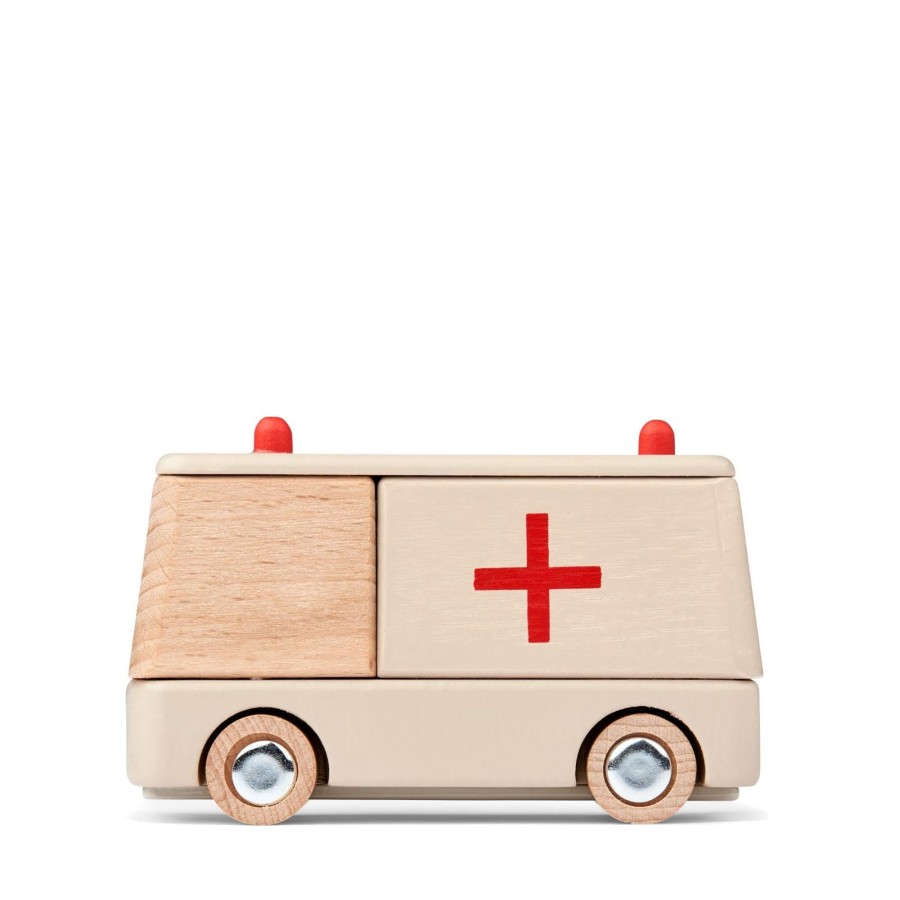 Toys Liewood Trains, Cars, Planes | Village Ambulance Aurora Red / Sandy