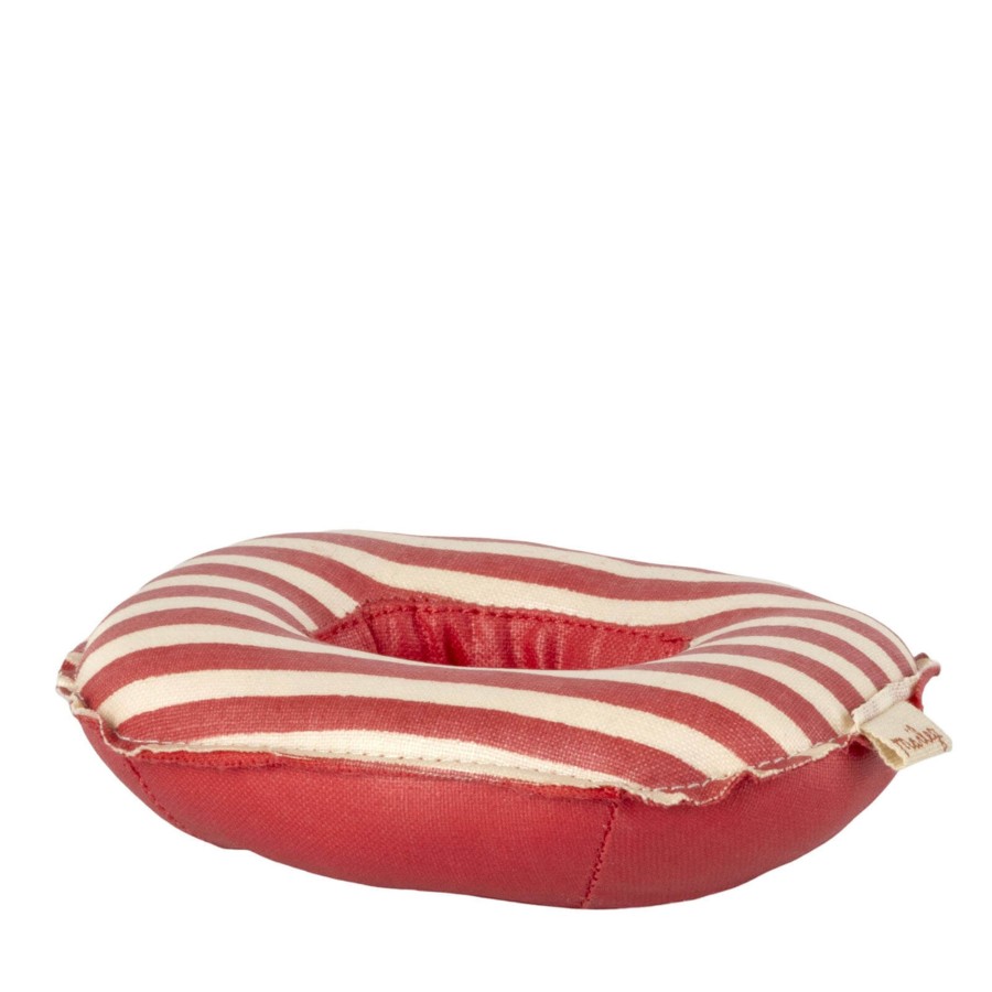 Toys Maileg Dolls, Dolls Houses | Rubber Boat Small Mouse - Red Stripe