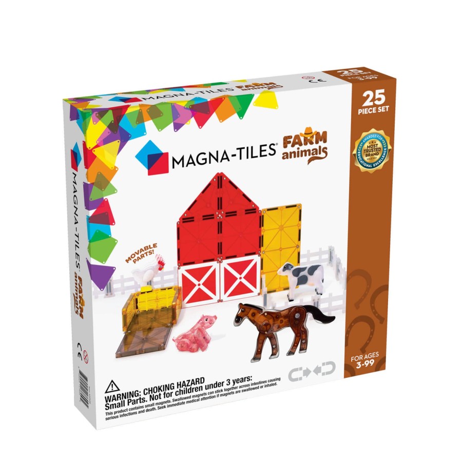 Toys Magna-Tiles Stacking Toys | Farm 25 Piece Set