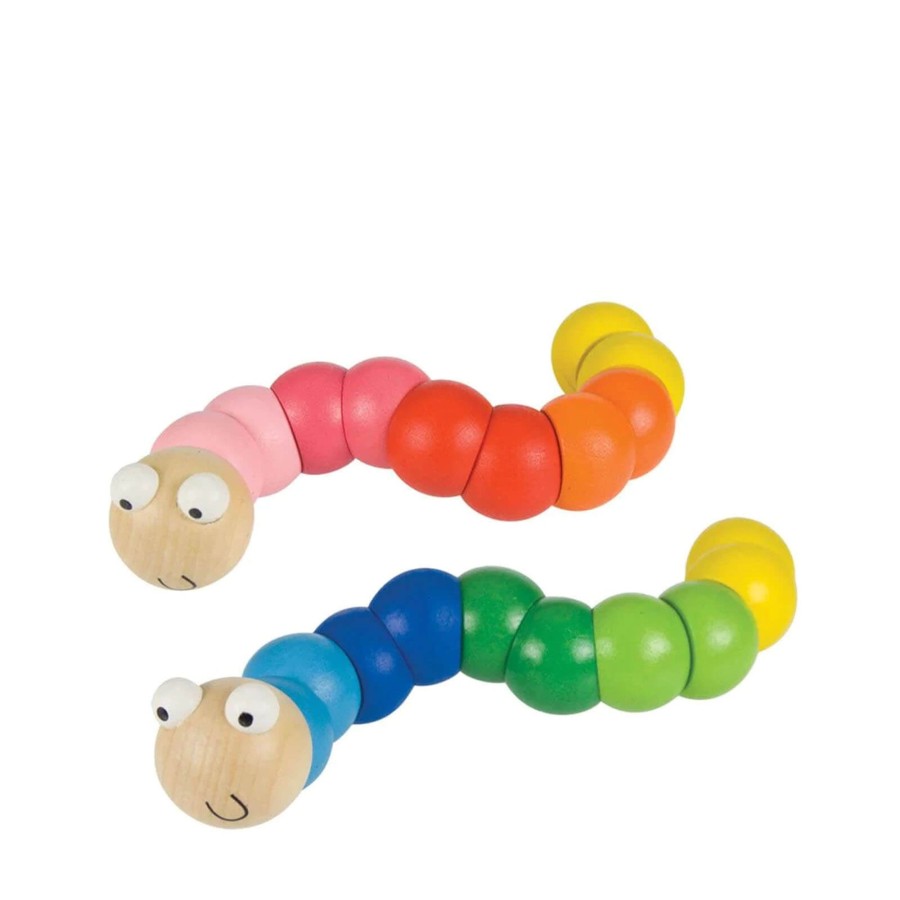 Toys Big Jigs Wooden Toys | Wiggly Worm 2 Pack