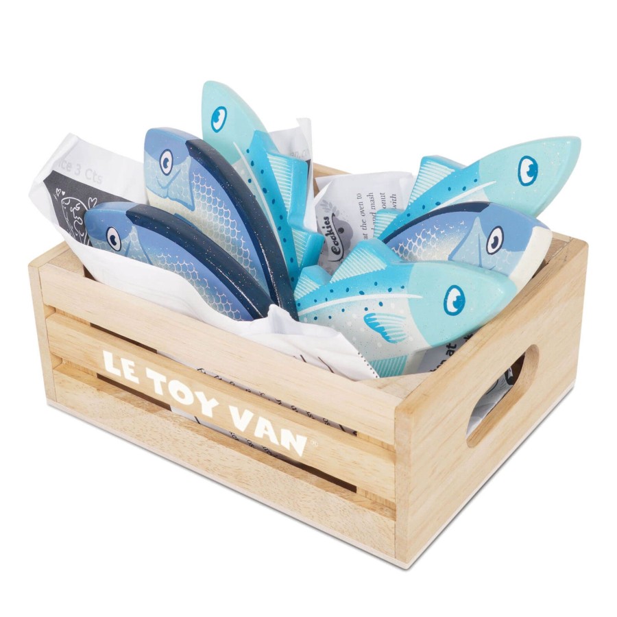 Toys Le Toy Van Wooden Toys | Fresh Fish Market Crate