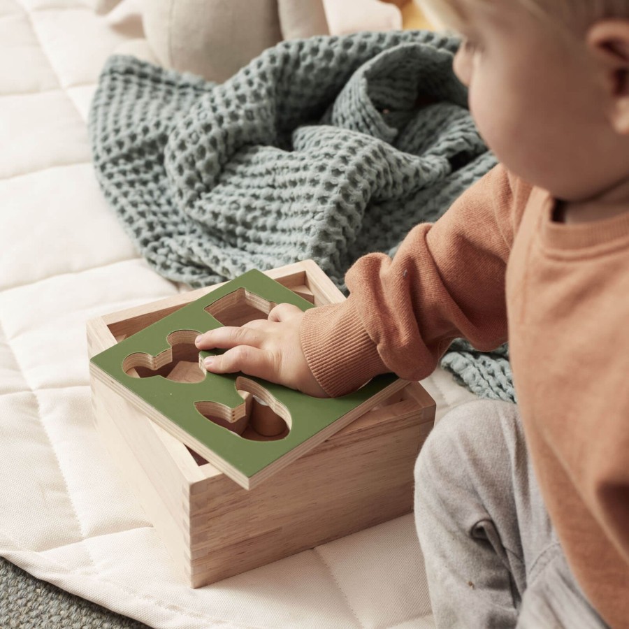 Toys Kids Concept Shape Sorters, Bead Frames | Edvin Wooden Sorter Box