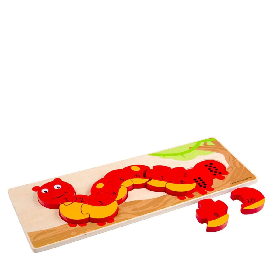 Toys Big Jigs Games, Puzzles, Jigsaws | Caterpillar Number Puzzle