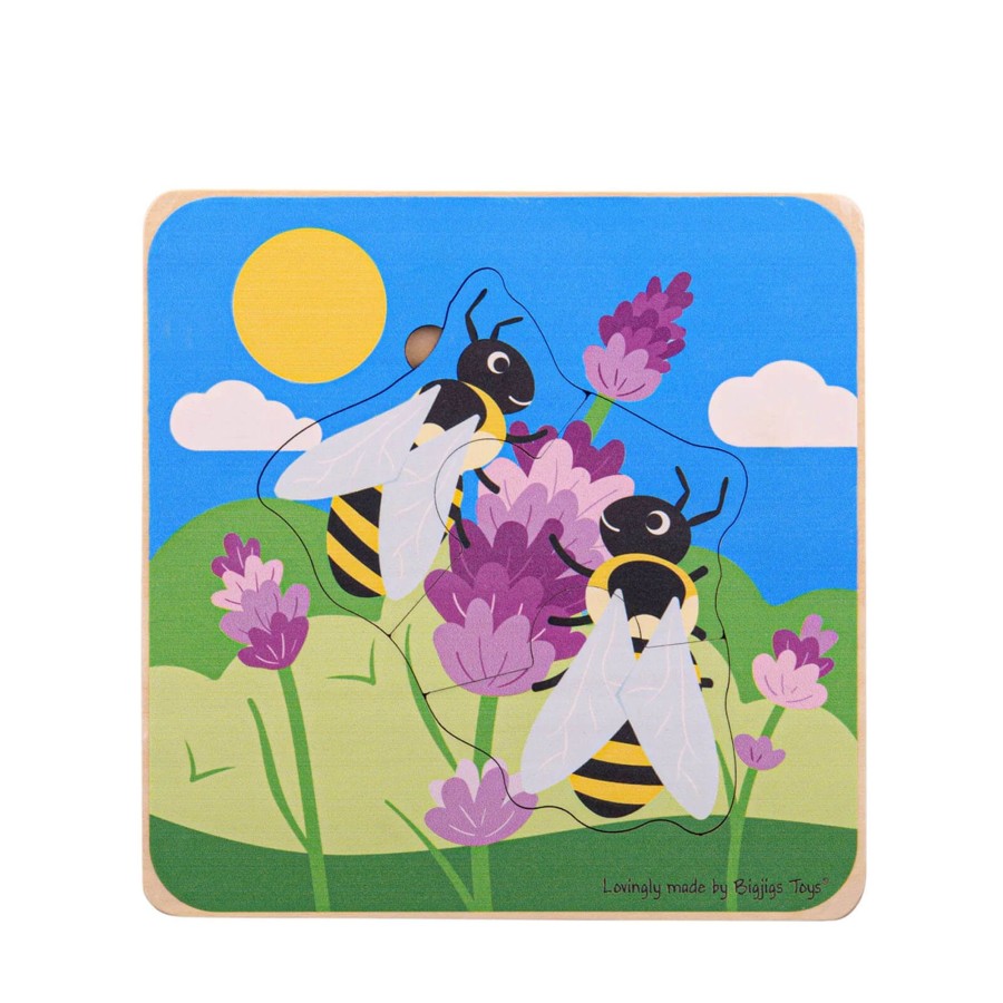 Toys Big Jigs Games, Puzzles, Jigsaws | Lifecycle Layer Puzzle - Honeybee