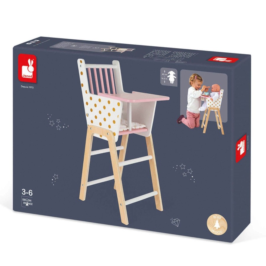 Toys Janod Dolls, Dolls Houses | Candy Chic High Chair