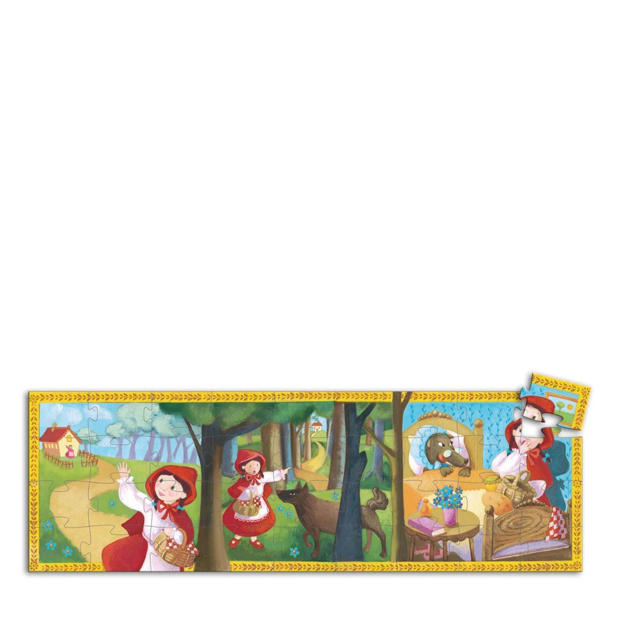 Toys Djeco Games, Puzzles, Jigsaws | 36 Piece Puzzle - Little Red Riding Hood