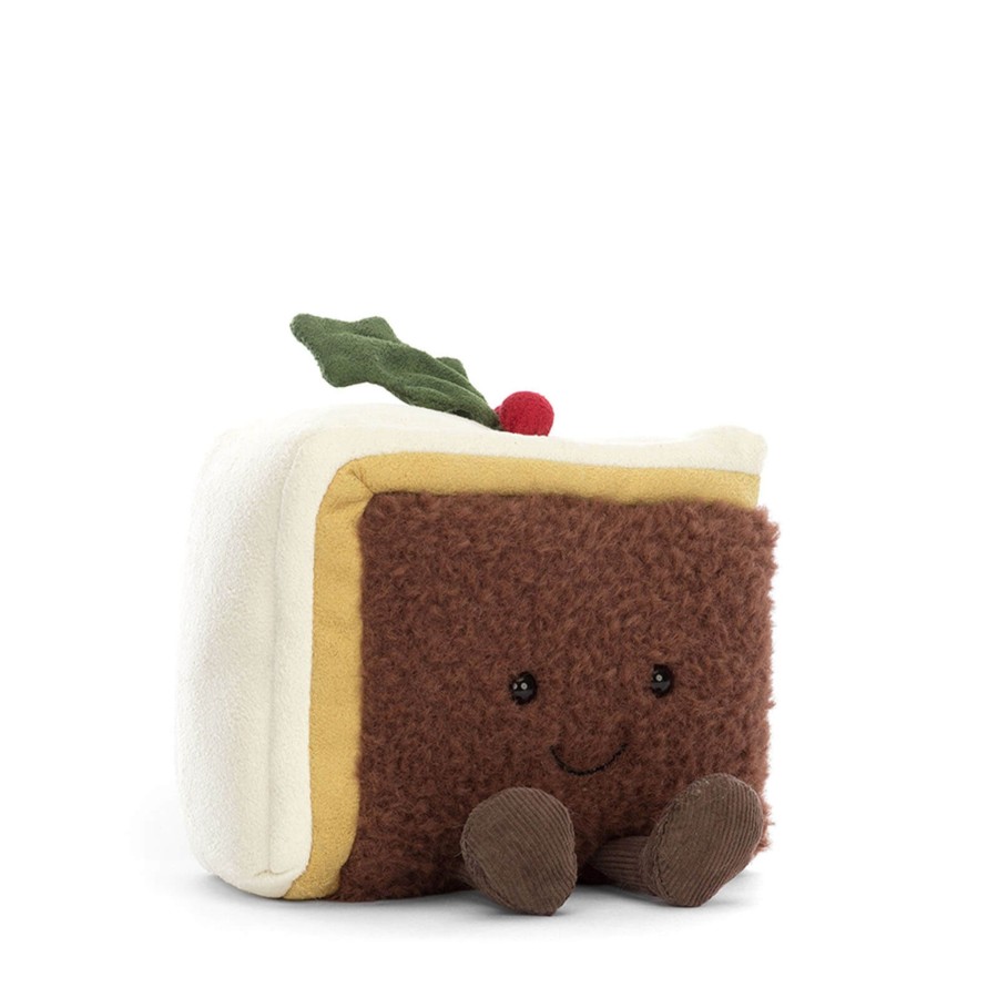 Toys Jellycat Soft Toys, Comforters | Amuseable Slice Of Christmas Cake