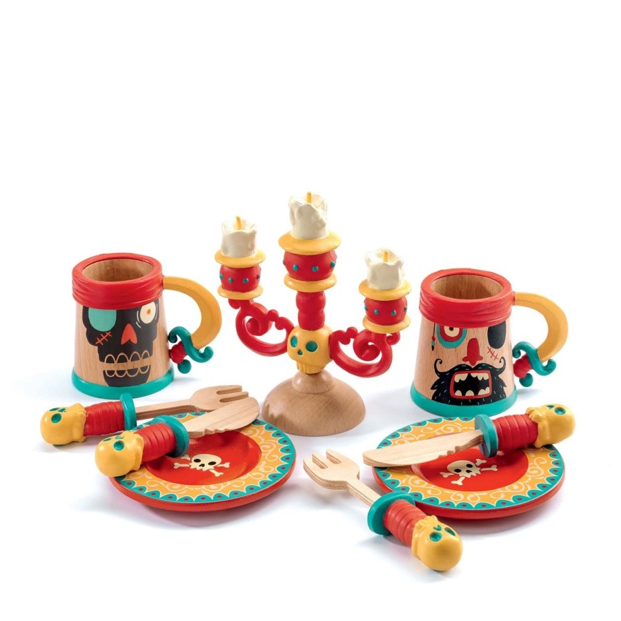 Toys Djeco Kitchens, Foods | Pirate Dining Set