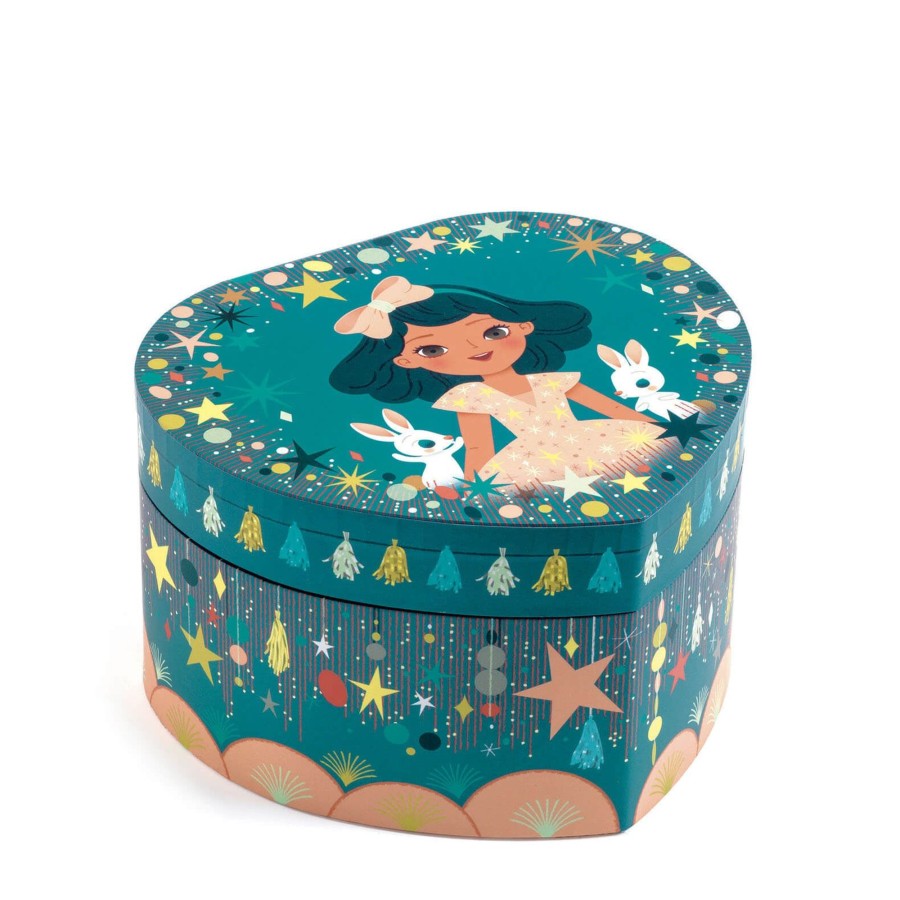 Toys Djeco Music, Money Boxes | Music Jewellery Box - Happy Party