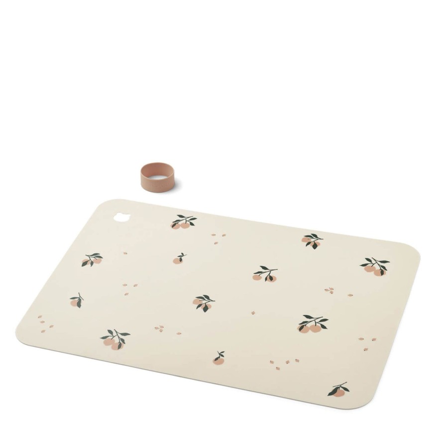 Home Liewood Placemats, Cutlery | Jude Placemat Peach / Sea Shell Mix