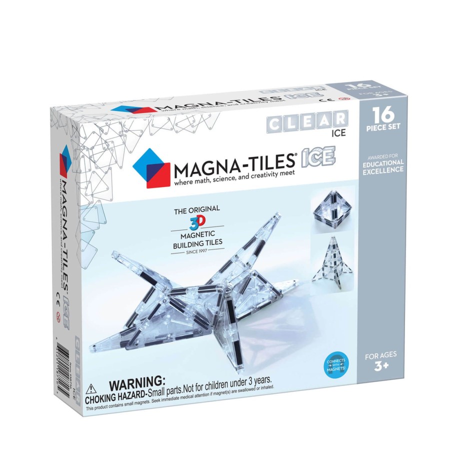 Toys Magna-Tiles Stacking Toys | Ice 16 Piece Set