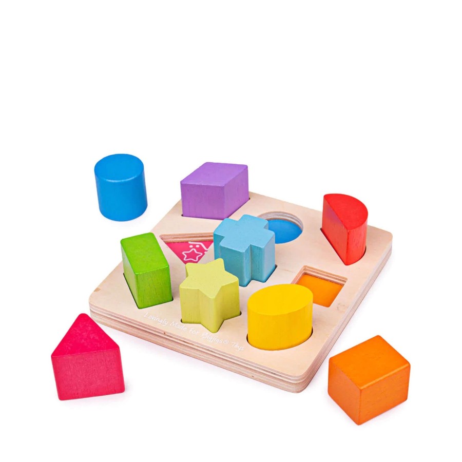 Toys Big Jigs Shape Sorters, Bead Frames | Shape Sorting Board