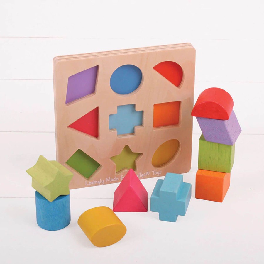 Toys Big Jigs Shape Sorters, Bead Frames | Shape Sorting Board