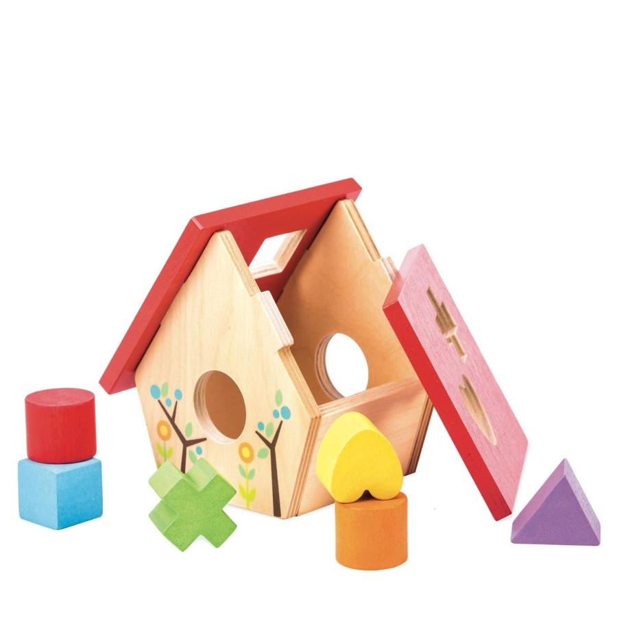 Toys Le Toy Van Shape Sorters, Bead Frames | My Little Bird House Shape Sorter