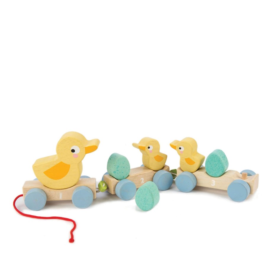 Toys Tender Leaf Wooden Toys | Pull Along Duck