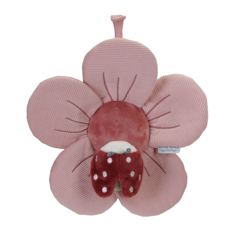 Toys Little Dutch Soft Toys, Comforters | Pull Music Box - Flowers And Butterflies