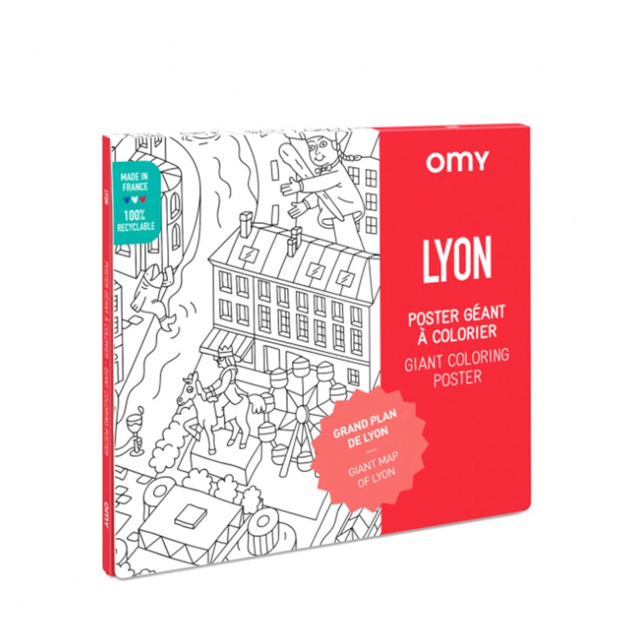 Toys OMY Arts & Crafts | Colouring Poster - Lyon