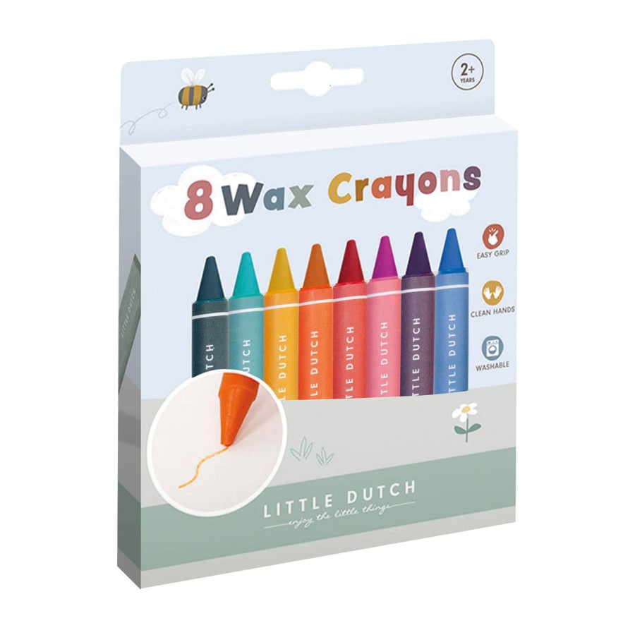 Toys Little Dutch Arts & Crafts | Wax Crayons - 8 Pack