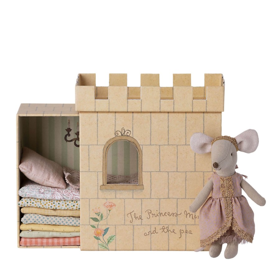 Toys Maileg Soft Toys, Comforters | Princess And The Pea - Big Sister Mouse