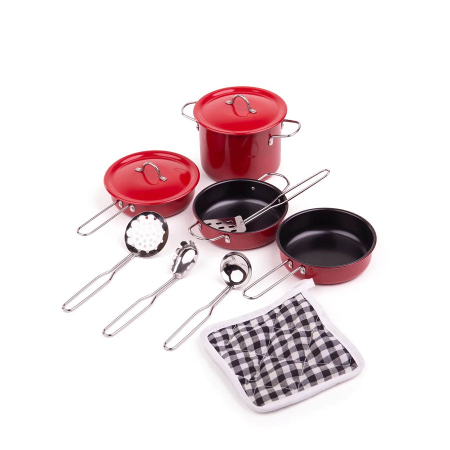 Toys Tidlo Kitchens, Foods | Non Stick Cookware Set