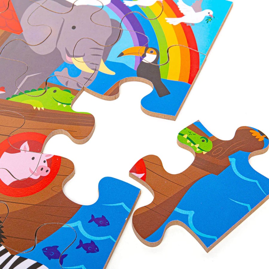 Toys Big Jigs Games, Puzzles, Jigsaws | Floor Puzzle Noah'S Ark - 48 Pieces