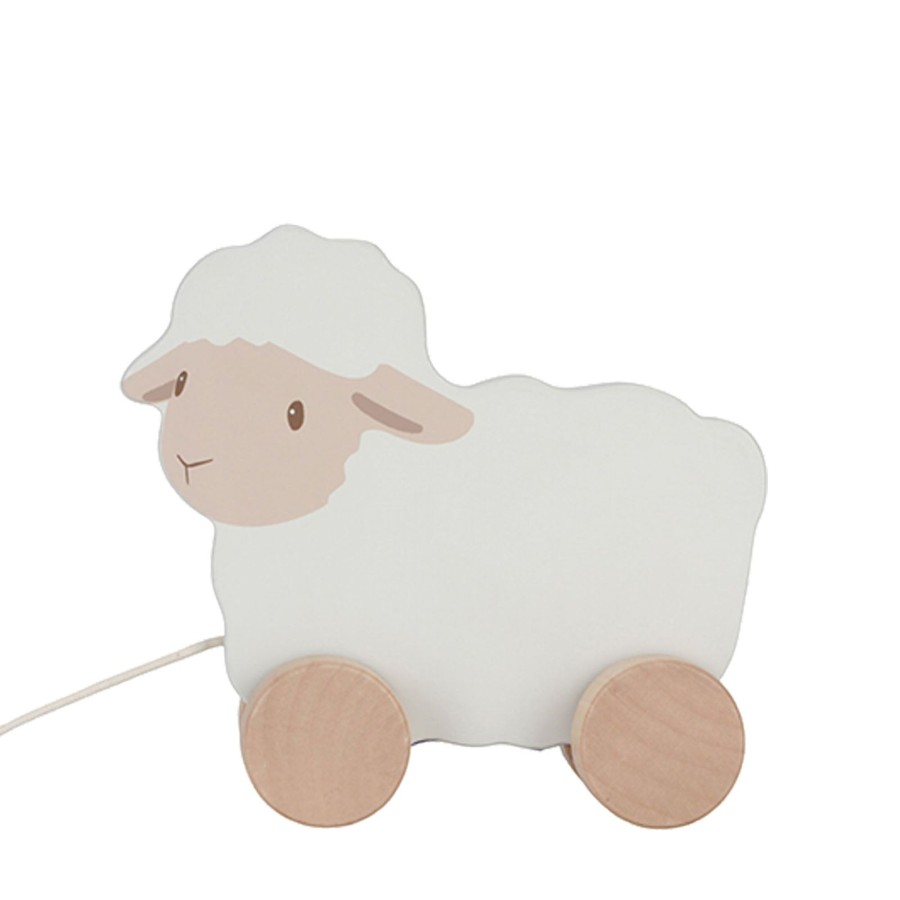 Toys Little Dutch Push & Pull Along Toys | Pull Along Sheep - Little Farm