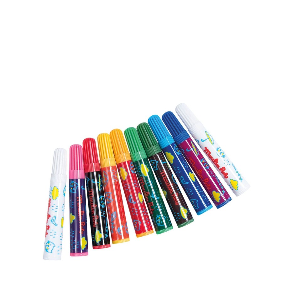 Toys Moulin Roty Arts & Crafts | Box Of 10 Magic Pens